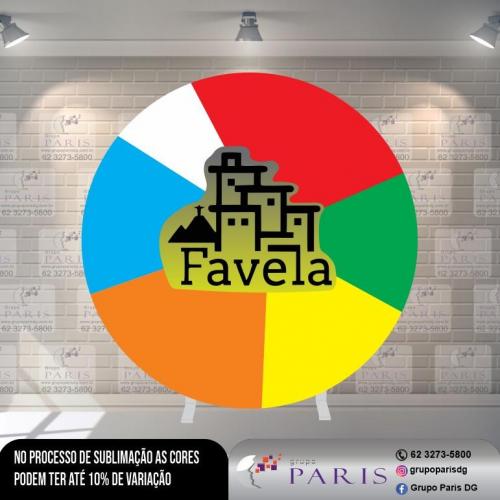 Painel Sublimado Favela