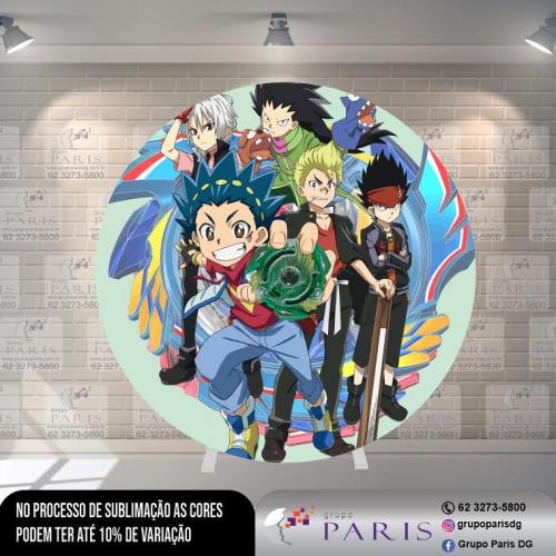 Painel Sublimado Beyblade