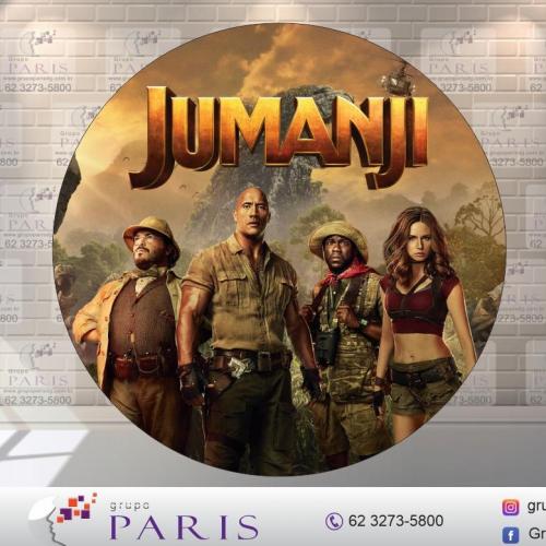 Painel Sublimado Redondo Jumanji