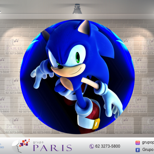 Painel Sublimado SONIC