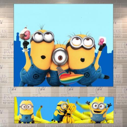 Painel Sublimado Minions