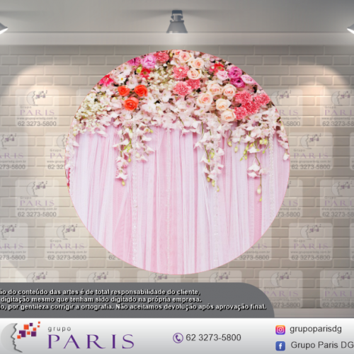 Painel Sublimado Floral