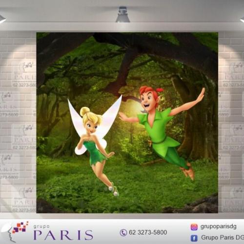 Painel Sublimado Fada Sininho / Peter Pan